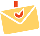 An letter with a hook to represent phishing.