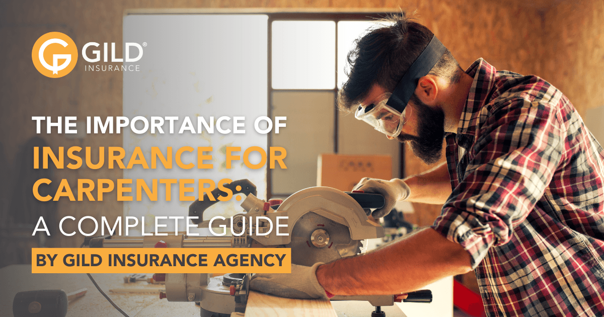 A carpenter working showing the need for insurance for carpenters