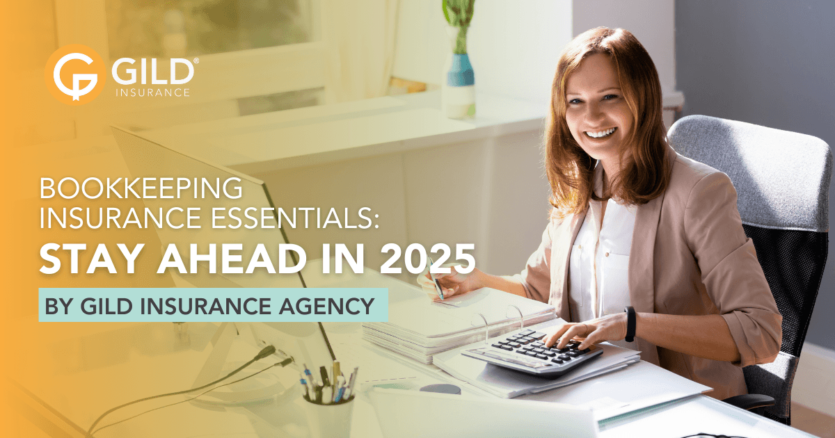 A woman smiling using a lap top reading about bookkeeping insurance