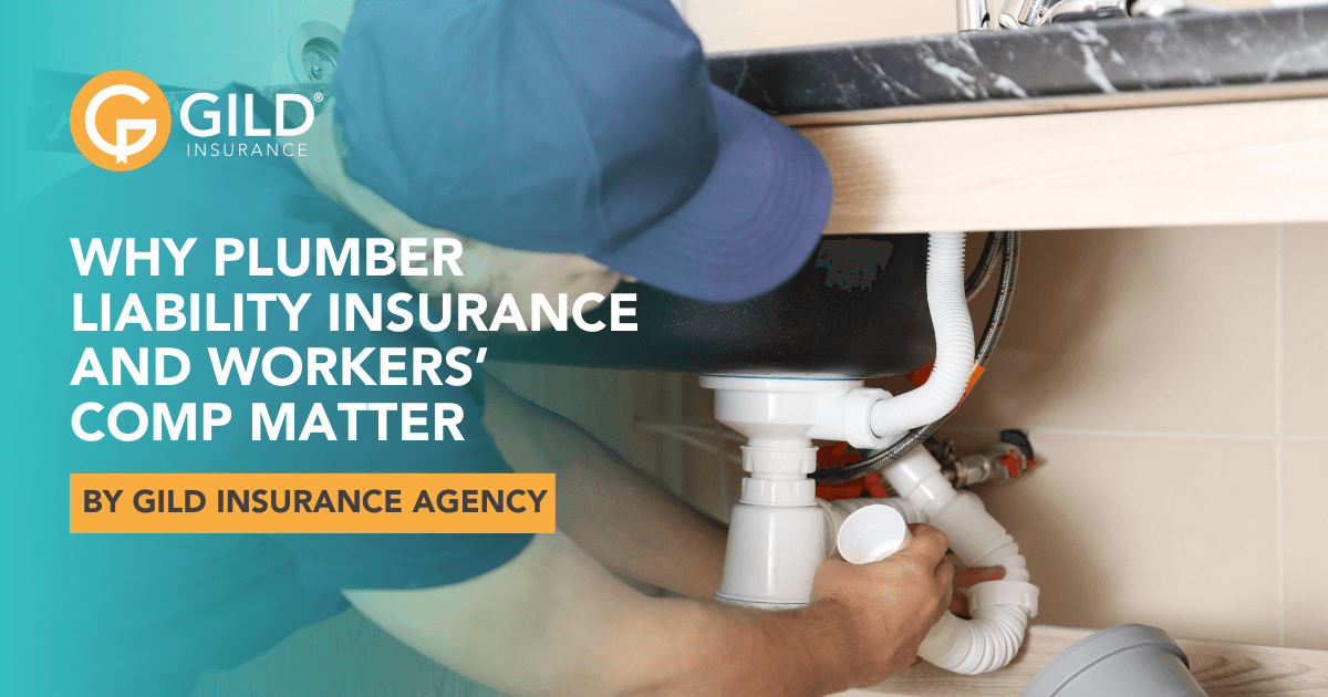 A plumber working who has plumber liability insurance